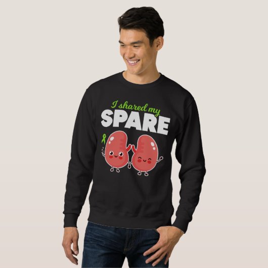 Spare Organtransplantation Sweatshirt (Vorne ganz)