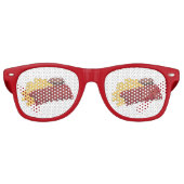 Spare Ribs GRILLEN Barbecue Barbeque Rib Cookoff Partybrille (Vorderseite)