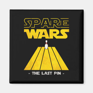 Spare Wars Letztes Button Bowling Bowler Bowling P Magnet