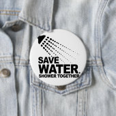 SPARE WASSER. DUSCHE ZUSAMMEN. BUTTON (Beispiel)