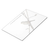 Sparen auf einem Editor Notizblock (angewinkelt)