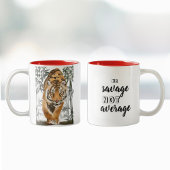 Sparen Sie nicht Durchschnitt Tiger Inspirierend K Zweifarbige Tasse