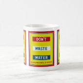 Sparen Sie Wasser Kaffeetasse (Mittel)