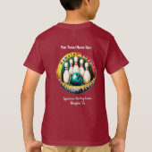 SPARETIMES Shirt des Unisex White Letter Teams für (Rückseite)