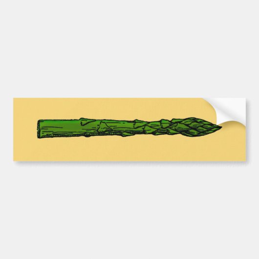 Spargel Autoaufkleber (Vorne)