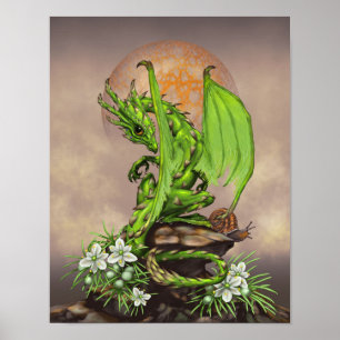 Spargel-Drache 11x14 (4x6 und up) Poster
