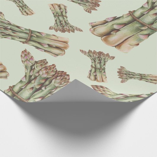 Spargel Geschenkpapier (Ecke)