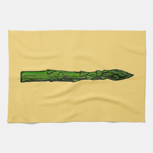 Spargel Geschirrtuch (Horizontal)