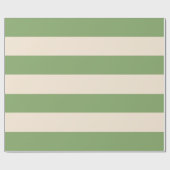 Spargel Grün Streifen Geschenkpapier (Flach)