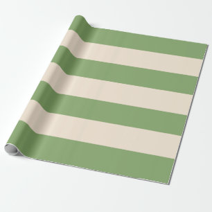 Spargel Grün Streifen Geschenkpapier