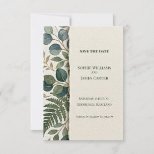 Spargel-Heiratstermin-Karte Navy Save The Date