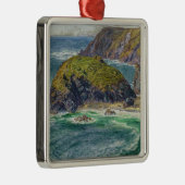 Spargel-Insel Silbernes Ornament (Rechts)