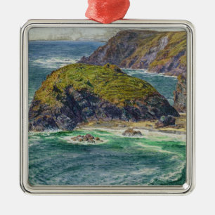 Spargel-Insel Silbernes Ornament