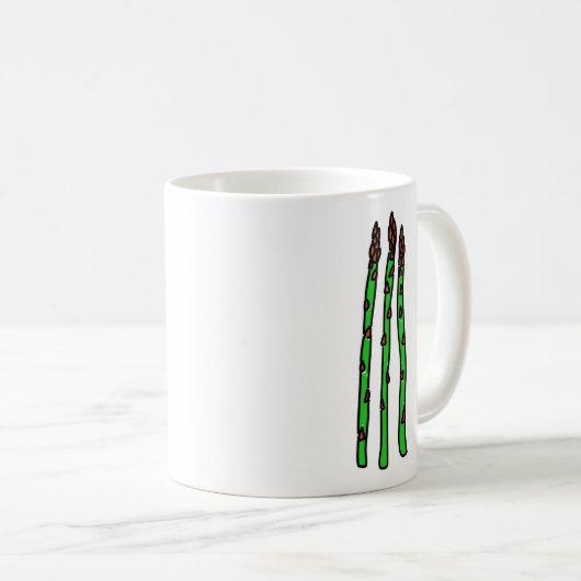 Spargel Kaffeetasse (VorderseiteRechts)