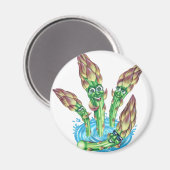 Spargel Magnet (Vorderseite/Rückseite)