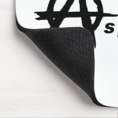 Spargel mit Anarchie Mousepad (Ecke)
