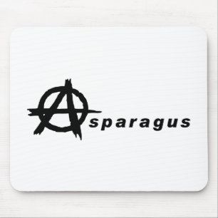 Spargel mit Anarchie Mousepad