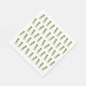 Spargel-Papierserviette Serviette (Ecke)