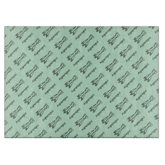 Spargel Schneidebrett (Vorderseite)