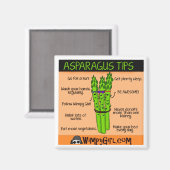 Spargel Tipps Magnet (Vorderseite/Rückseite)