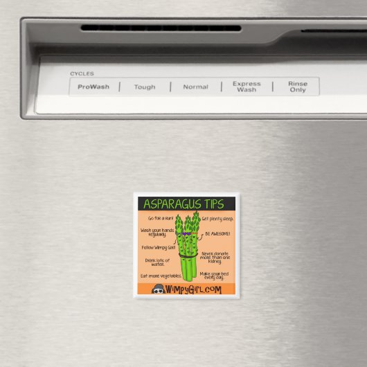 Spargel Tipps Magnet (In Situ (Geschirrspüler))