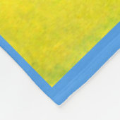 Spargel- und Papageiendruck Fleecedecke (Ecke)