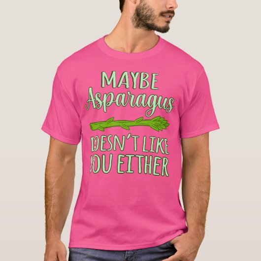 Spargelgemüse Lustiger Spargelkostüm T-Shirt (Vorderseite)