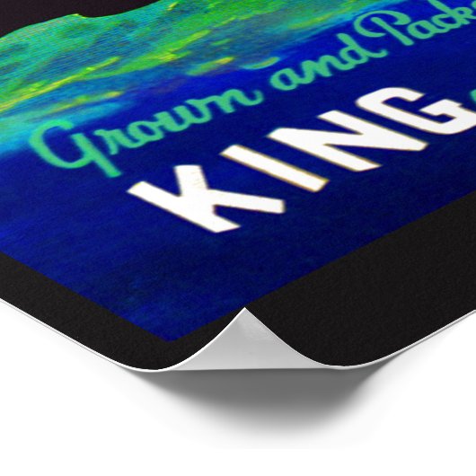 Spargelkassetikett der 30er Jahre Poster (Ecke)