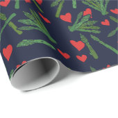 Spargelliebhaber Geschenkpapier (Rolleneckpunkt)