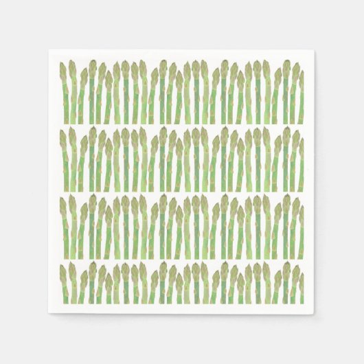 Spargelsalat Serviette (Vorderseite)