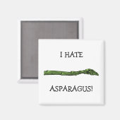 Spargelspeer Magnet (Vorderseite/Rückseite)