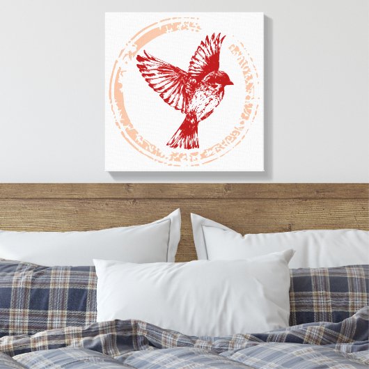 Spargelvogel Leinwanddruck (Insitu (Schlafzimmer))