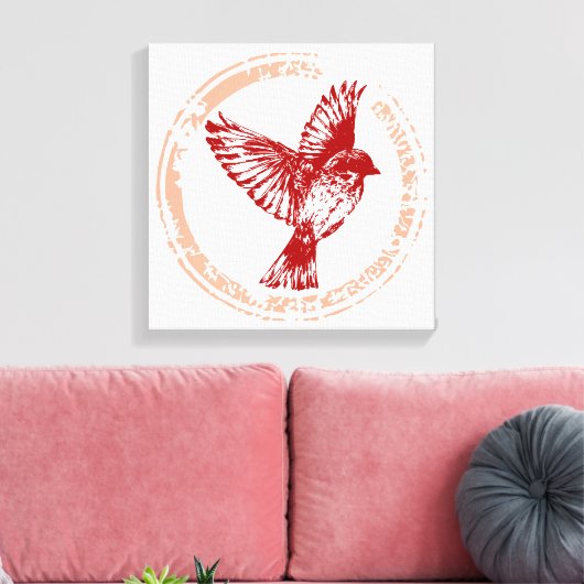 Spargelvogel Leinwanddruck (Insitu (Wohnzimmer))