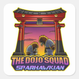 SparhawkGames Sparhawkian-Aufkleber Quadratischer Aufkleber