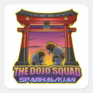 SparhawkGames Sparhawkian-Aufkleber Quadratischer Aufkleber