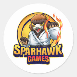 SparhawkGames-Sticker Runder Aufkleber