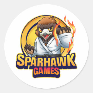 SparhawkGames-Sticker Runder Aufkleber