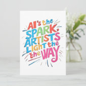 SPARK EINLADUNG (Stehend Vorderseite)