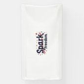 Spark Freedom Patriotic Banner (Vertikal)