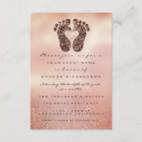 Spark Glitzer Kinderdusche Feet Rose Gold Glam VIP