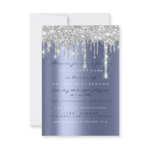 Spark Glitzer Tropfen Silver Blue Navy Bridal 16.