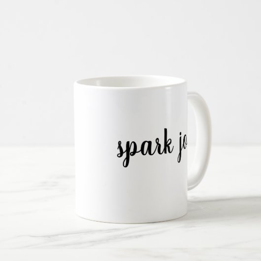 Spark Joy Kaffeetasse (VorderseiteRechts)