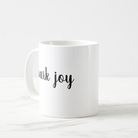 Spark Joy Kaffeetasse (Vorderseite Links)