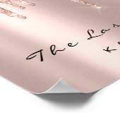 Spark Name Makeup Artist Beauty Studio Lashes Poster (Ecke)