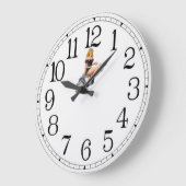 Spark Plug-Button Up Große Wanduhr (Winkel)