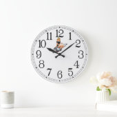 Spark Plug-Button Up Große Wanduhr (Zuhause)