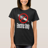 Spark Plug Crossed Out Electric Vehicles T-Shirt (Vorderseite)