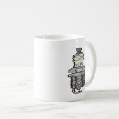 Spark Plug Mechanic Kaffeetasse (VorderseiteRechts)
