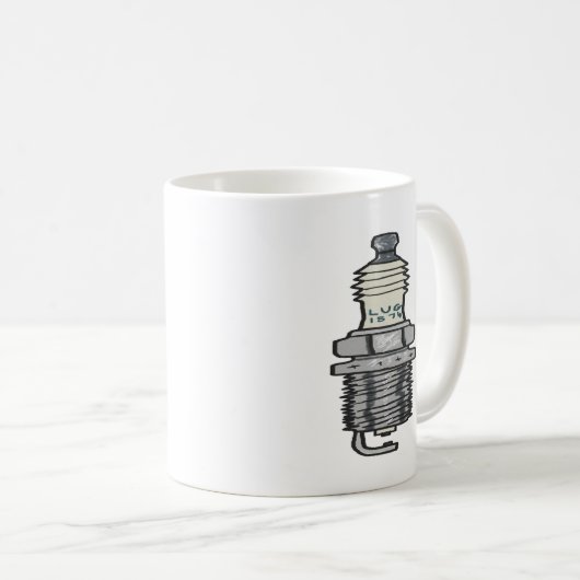 Spark Plug Mechanic Kaffeetasse (VorderseiteRechts)