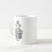 Spark Plug Mechanic Kaffeetasse (Vorderseite Links)